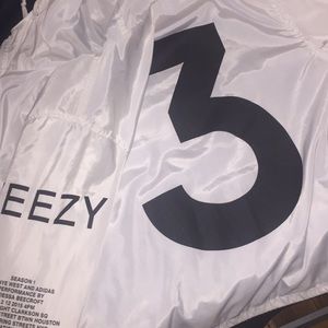 Yeezy season 1 windbreaker ( white )